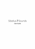 Sibelius 7 Sounds User Guide