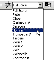 Parts drop-down screenshot
