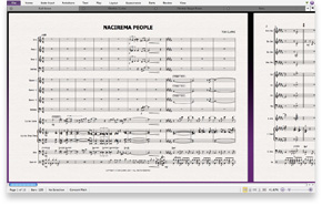 Optimized for single monitor use—only in Sibelius